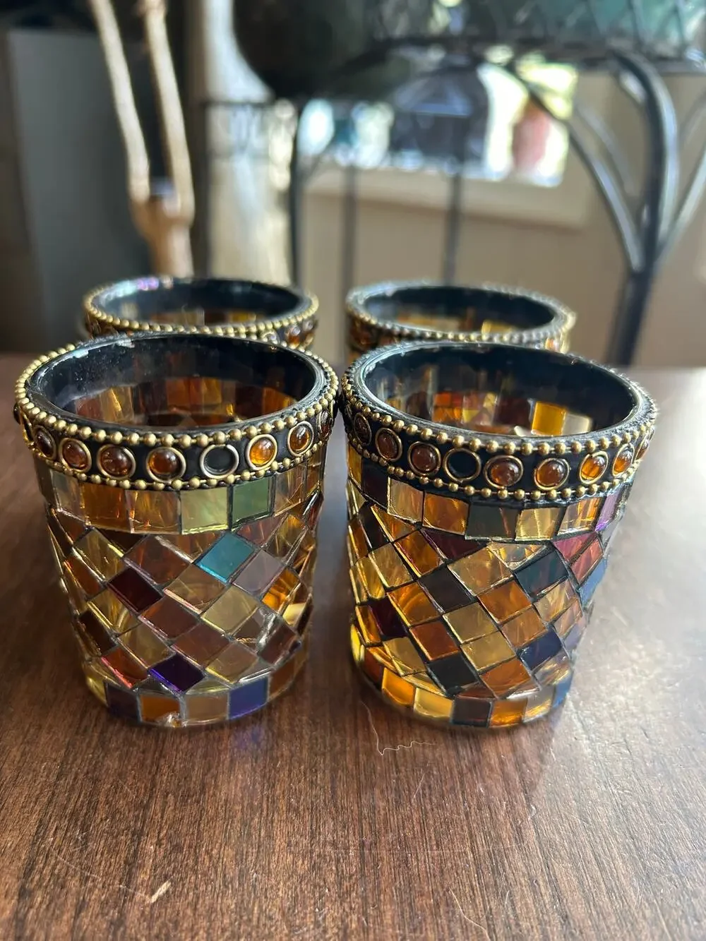 4 PartyLite Global Fusion Multi Votive Centerpiece P9200 Candle